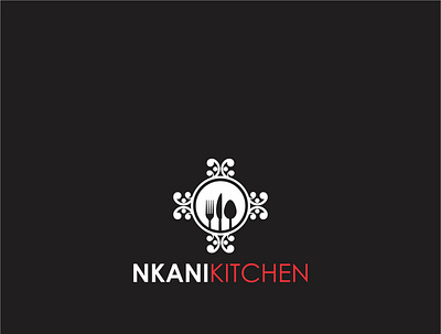 Nkani Kitchen brand branding clean design flat identity logo