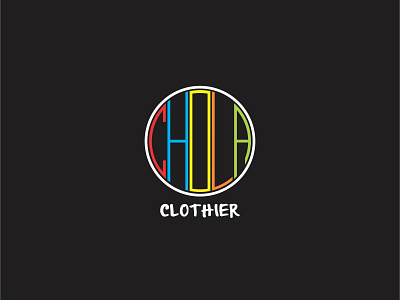 Chola Clothier Logo art brand branding clean design flat icon icons identity lettering logo minimal type typography vector