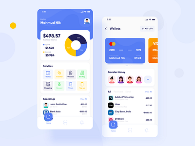 Digital Wallet App by Mahmudul Hasan Manik on Dribbble