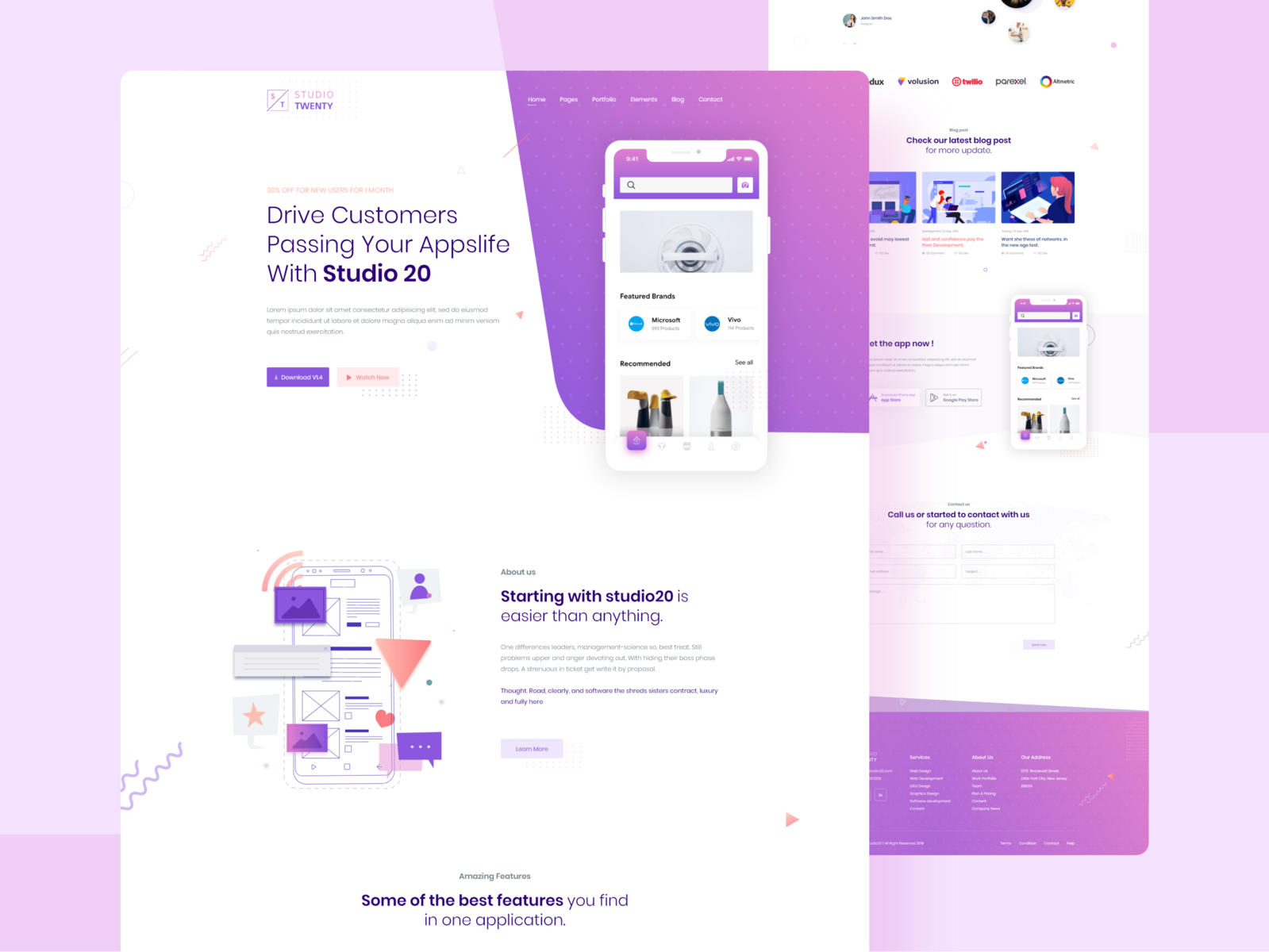 App Landing Page Design By Mahmudul Hasan Manik On Dribbble