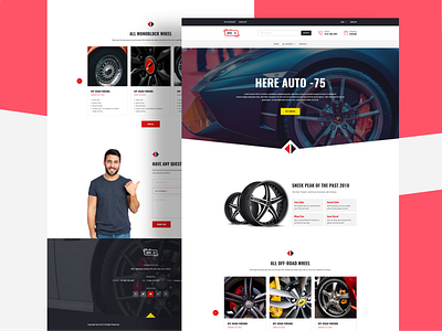 Car & Automotive Product Landing Page automotive design ecomerce shop ecommerce homepage landing page landing page design landingpage product product page shopping template ui design ui designer uidesign website website design