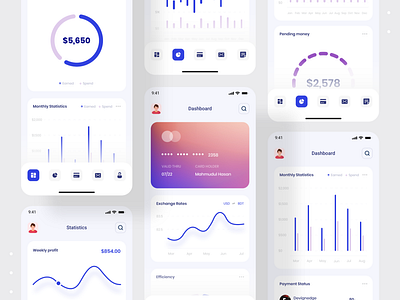 Debank | Bank Dashboard Design | Mobile App app bank bank app bank card banking banking app dashboard devignedge finance finance app finance business mobile mobile app mobile app design mobile design mobile ui transaction ui ui design uidesign