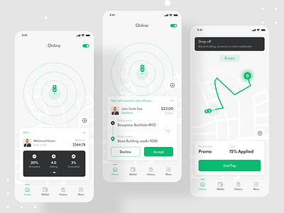 Ride Sharing Mobile App - Driver App