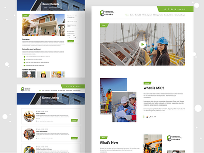 Construction Industry Website | UI Design