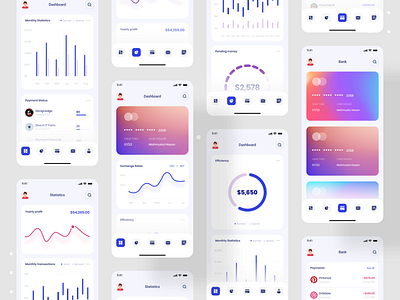 Debank | Bank Dashboard Design | Mobile App