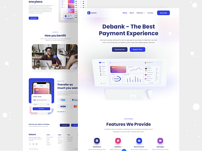 Debank | Digital Banking System | Website Design