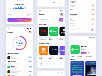 Wellnext - Subscription Base App Store app app store app ui design creative design devignedge mhmanik02 mobile app subscription ui ui design uidesign