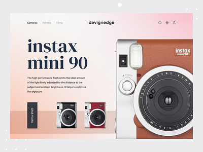 Vete Niet verwacht Naschrift Instax Mini 90 designs, themes, templates and downloadable graphic elements  on Dribbble