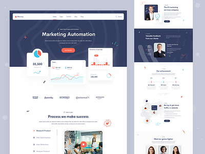 Maruncy | Marketing Agency Website Landing Page - v3