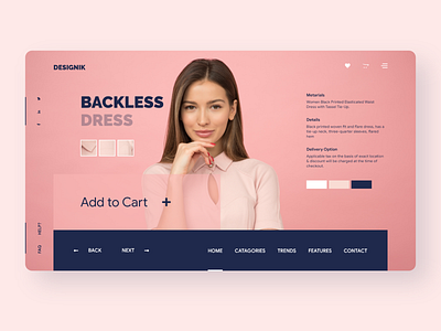 Fashion Landing Page fashion fashion blog landing landing design landing page landing page concept ui design ui designer ux design ux designer web design web page