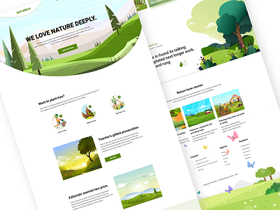 Eco Friendly Landing Page Exploration