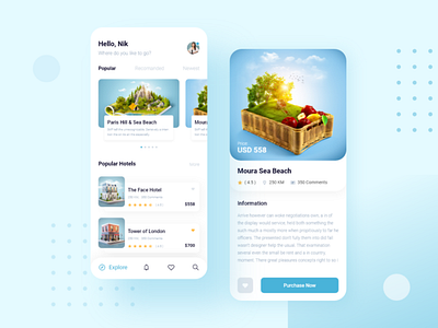 Travel Agency App Exploration 2019 trend 2019 trends adventure app design creative illustration design mobile ui travel travel agency travel app traveling trending app trip ui ui ux design ui design ui designer uidesign uiux ux design