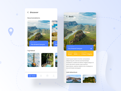 Traveling App Freebie