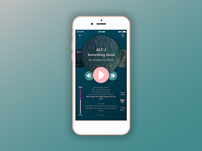 DailyUI Challenge #009 dailyui dailyui challenge 009 music player ui ux