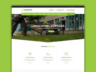 Landscaping Wordpress Theme - Landscaping gardening landscaping theme web design wordpress wp theme