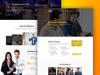 Business Coaching WordPress Theme coaching courses elearning templete theme ui website wordpress wordpress theme