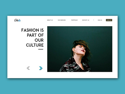 Landing Page - Orksta Fashion branding design landingpage ui ui ux design ux webdesign