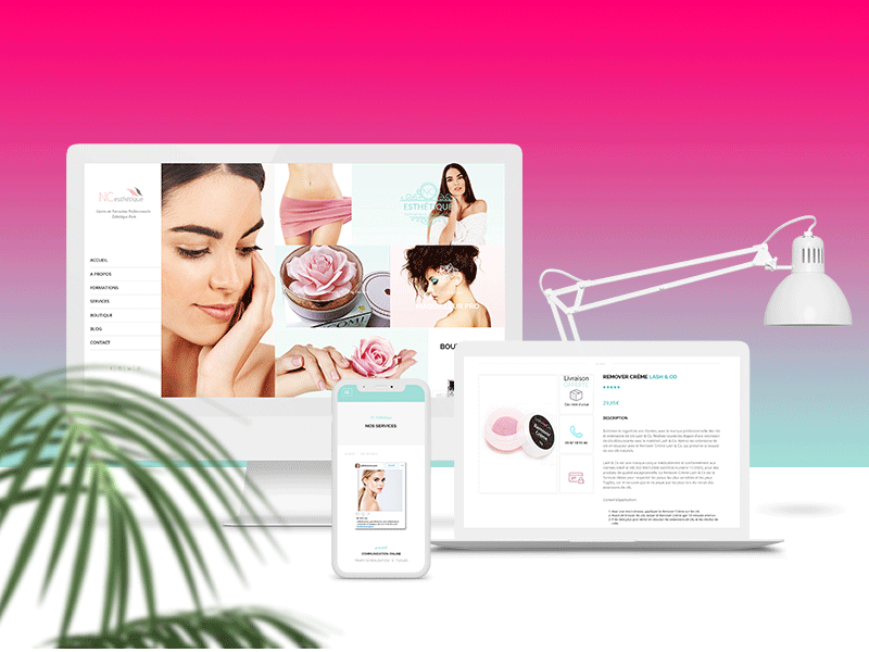 Beauty Website Design and Development