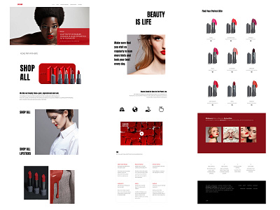 Beauty E-shop Home Page