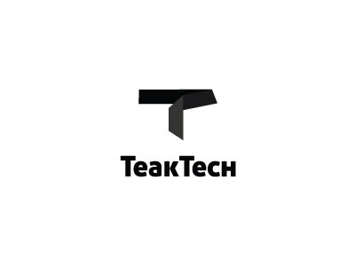 Teaktech Logo (Black) brand design logo design