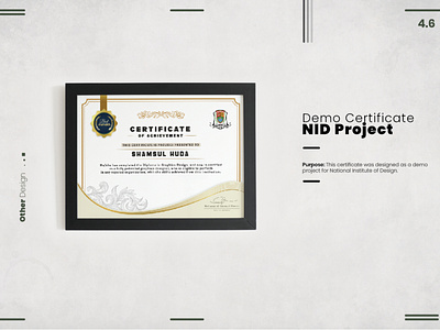 Certificate Design certificate composition course design education graphic design illustration learning modern online simple study university vector
