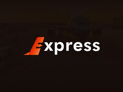 Express Logo air cargo air logo branding cargo logo design express flat graphic design icon illustrator logo minimal parcel cargo typography vector