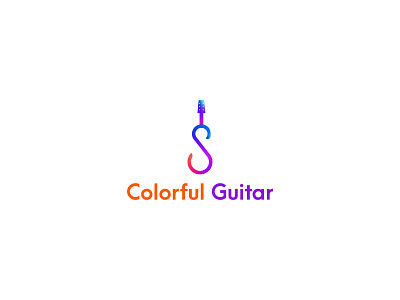 guitar logo/colorful guitar