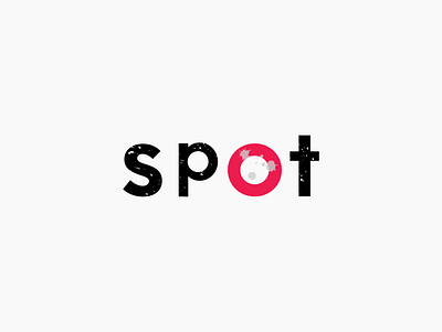 spot.Dot creative logo design flat graphic design icon logo minimal simple logo spot word mark logo wordmark