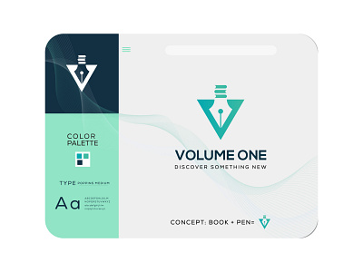 volume logo/book logo