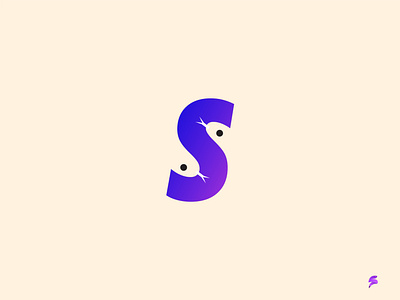 modern snake/ S logo branding colorful logo logo mark logodesign minimal logo minimalist modern logo negative space s s latter logo snake snake logo