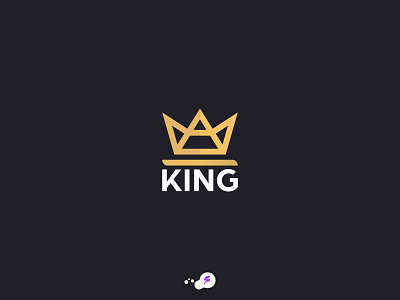 king logo graphic design icon iconic logo logo design logo mark minimal logo minimalist ui ux uidesign ux design