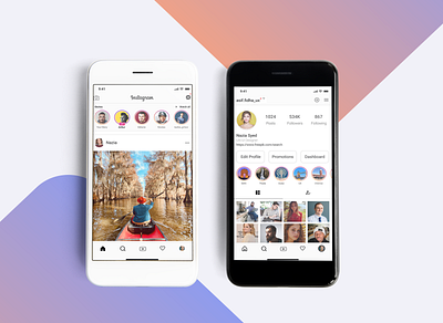 Instagram Redesign ui