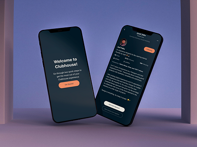 Redesign Clubhouse App branding ui design uxdesign