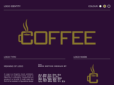 Coffee Logo brand branding branding logo business card flyer identity illustration illustrator logo