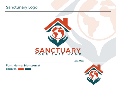 Sanctuary Logo brand logo branding logo illustration logo