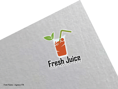 Fresh Juice brand logo branding logo flat logo iconic logo minimalist logo