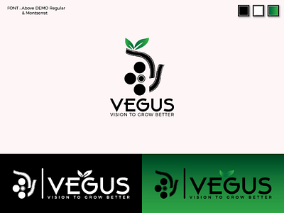 Vegus Logo brand logo branding logo flat logo iconic logo