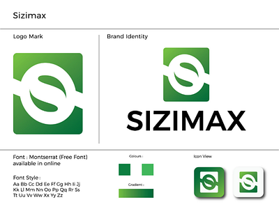 Sizimax Logo brand logo branding business logo corporate logo flat logo flatdesign gif graphic graphic designer iconic logo illustration letter logo logo design logo maker logomaker logomark minimalist logo typedesign