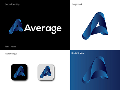 Average ( A Letter Logo)