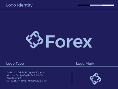 Forex Logo brand logo branding business logo corporate logo flat logo iconic logo illustration letter logo minimalist logo