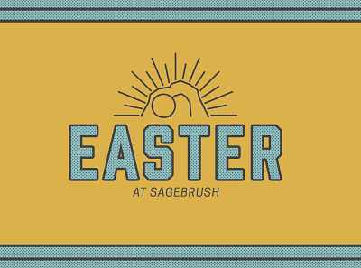 Easter At Sagebrush - Series Branding branding design