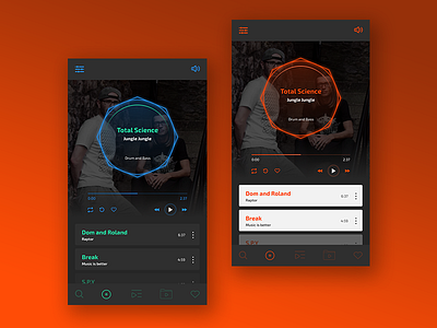 Music Player 009 daily ui