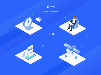 Flint - Isometric illustrations