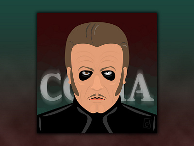 Cardinal Copia art cel design ghost ghostbc graphic illustrate illustrator photoshop portrait shading toon