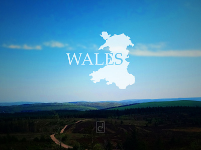 Wales Landscape Logo art design environment graphics illustrator landscape logo photography photoshop shot wales