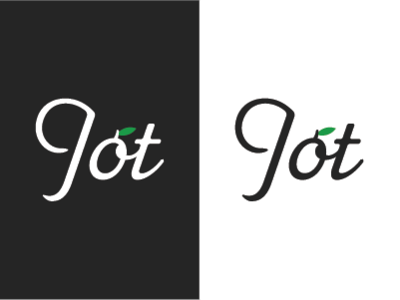 Jot Logo by Andrew Graves on Dribbble