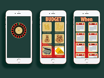 "Hotel roulette" app app holidays icons iphone roulette travel ui ux