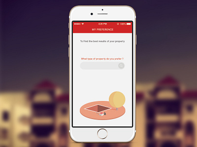 My Preference - Property application choose your preference illustration ios iphone mobile product design property real estate ui ux