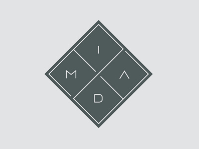 Logo Mida design grey logo mida square