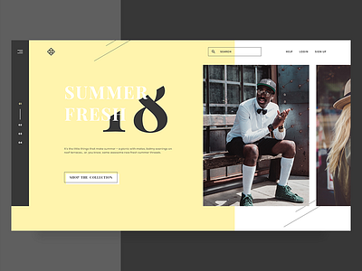 Jux adobe xd blog clean design fashion minimal store style ui ux web web design